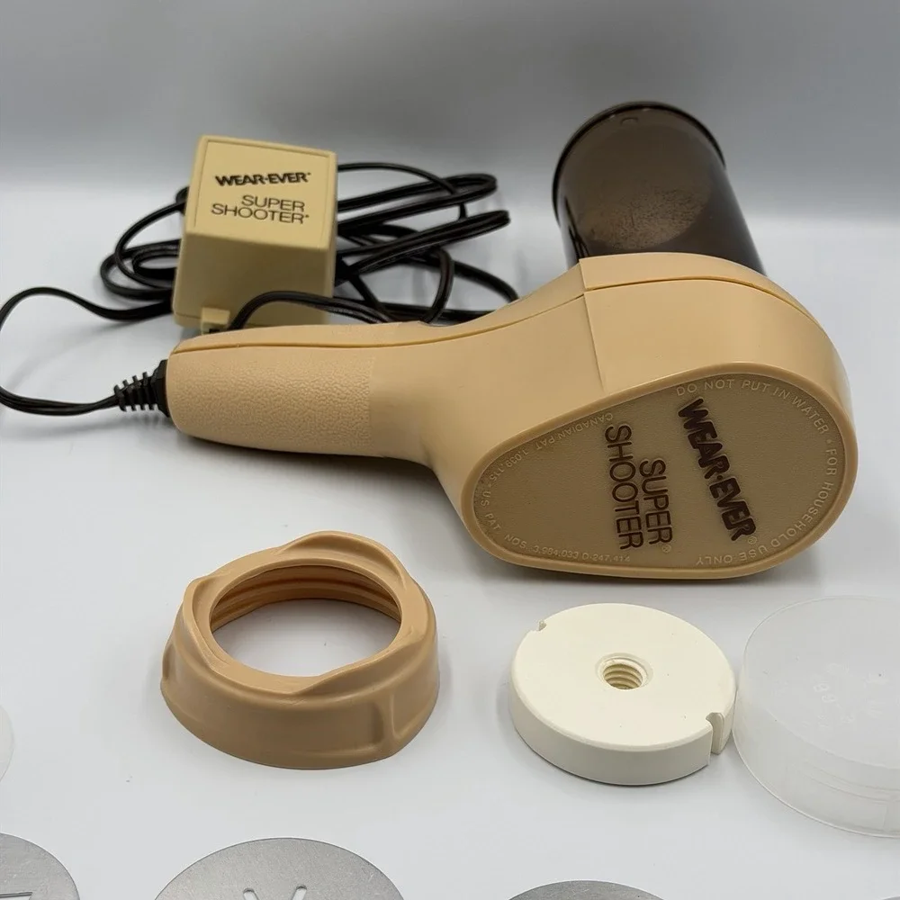 Vintage‎ Wear-Ever Super Shooter 70123 Electric Food Gun Cookie Press